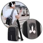 USB حقيبة كتف رياضية مزودة بشاحن - Image 5