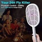 مضرب قاتل البعوض قابل لإعادة الشحن - Image 2