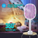 مضرب قاتل البعوض قابل لإعادة الشحن