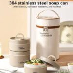 علبة طعام حرارية 3 طبقات - Image 2