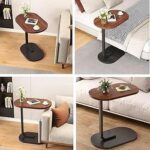 طاولة جانبية على شكل حرف C - Image 4